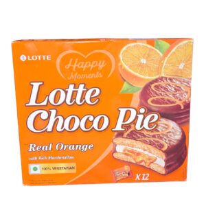 Lotte choco pie real orange
