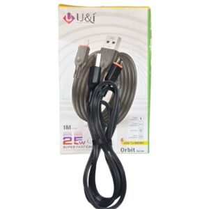 U&I 1METER 25W SUPER FAST CABLE USB TO MICRO V8